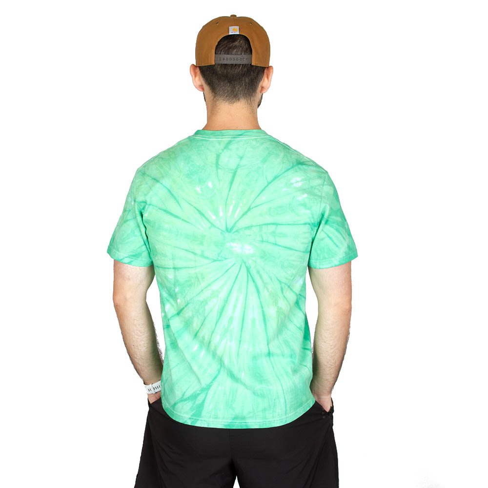 Ducks Spirit, Green, Crew Neck, Cotton, Men, Unisex, Football, Class Trip, Tie-Dye, Grateful Dead, Steal ur Face, Grateful Ducks, T-Shirt, 997227